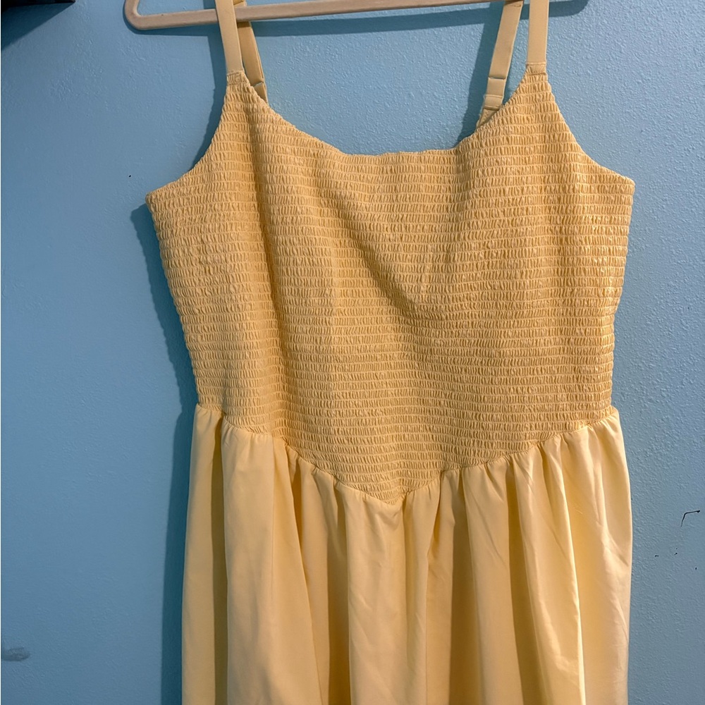 EUC XXL OFFLINE by Aerie Smocked Flowy Sundress